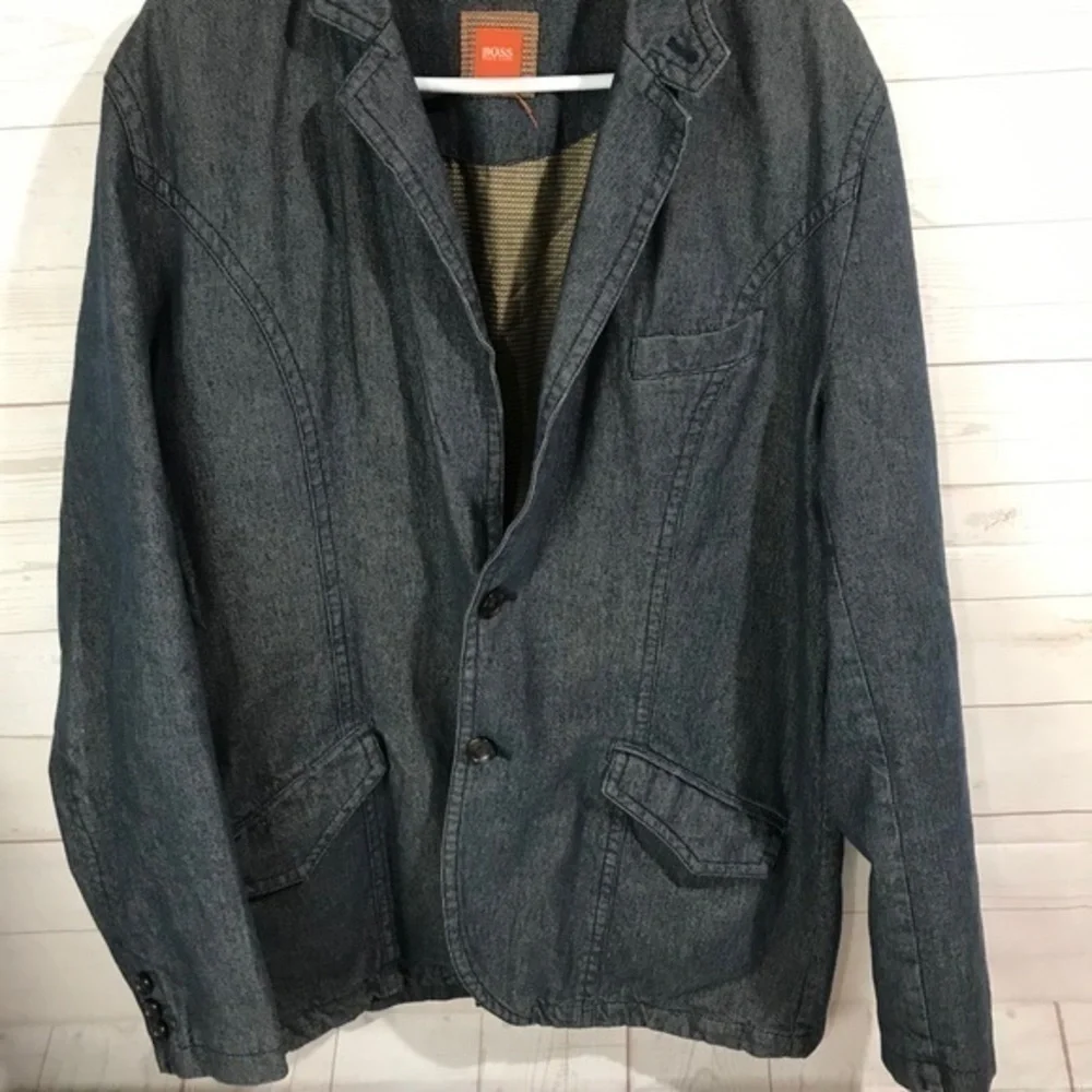 Hugo Boss Orange Bait Men's Blue Blazer Sport Coat